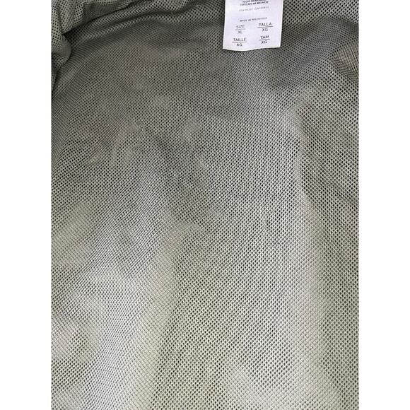 Vintage 2000s Y2K ADIDAS Mens Olive Green Windbreaker Jacket Size XL White Label - Picture 9 of 12